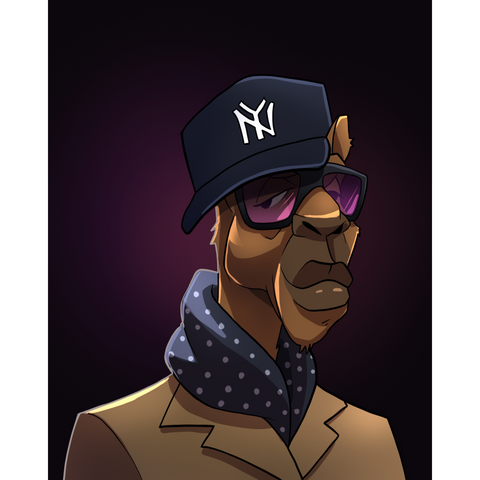 JZ 3" x 4" Sticker - Will Walker