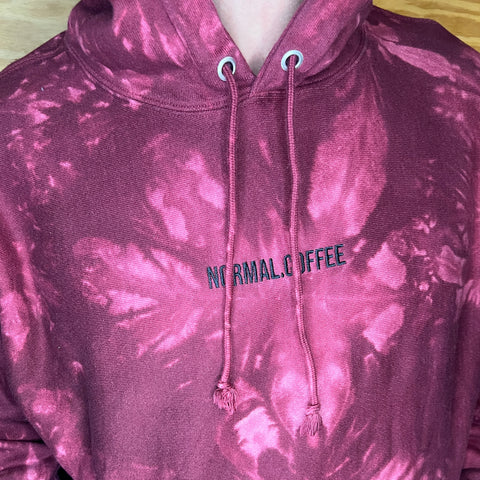 Normal.Coffee Champion tie-dye hoodie