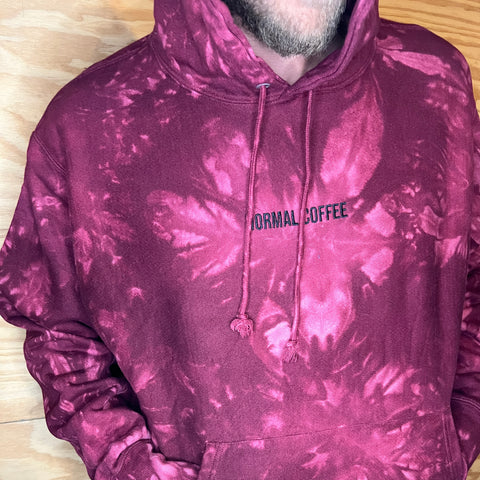 Normal.Coffee Champion tie-dye hoodie