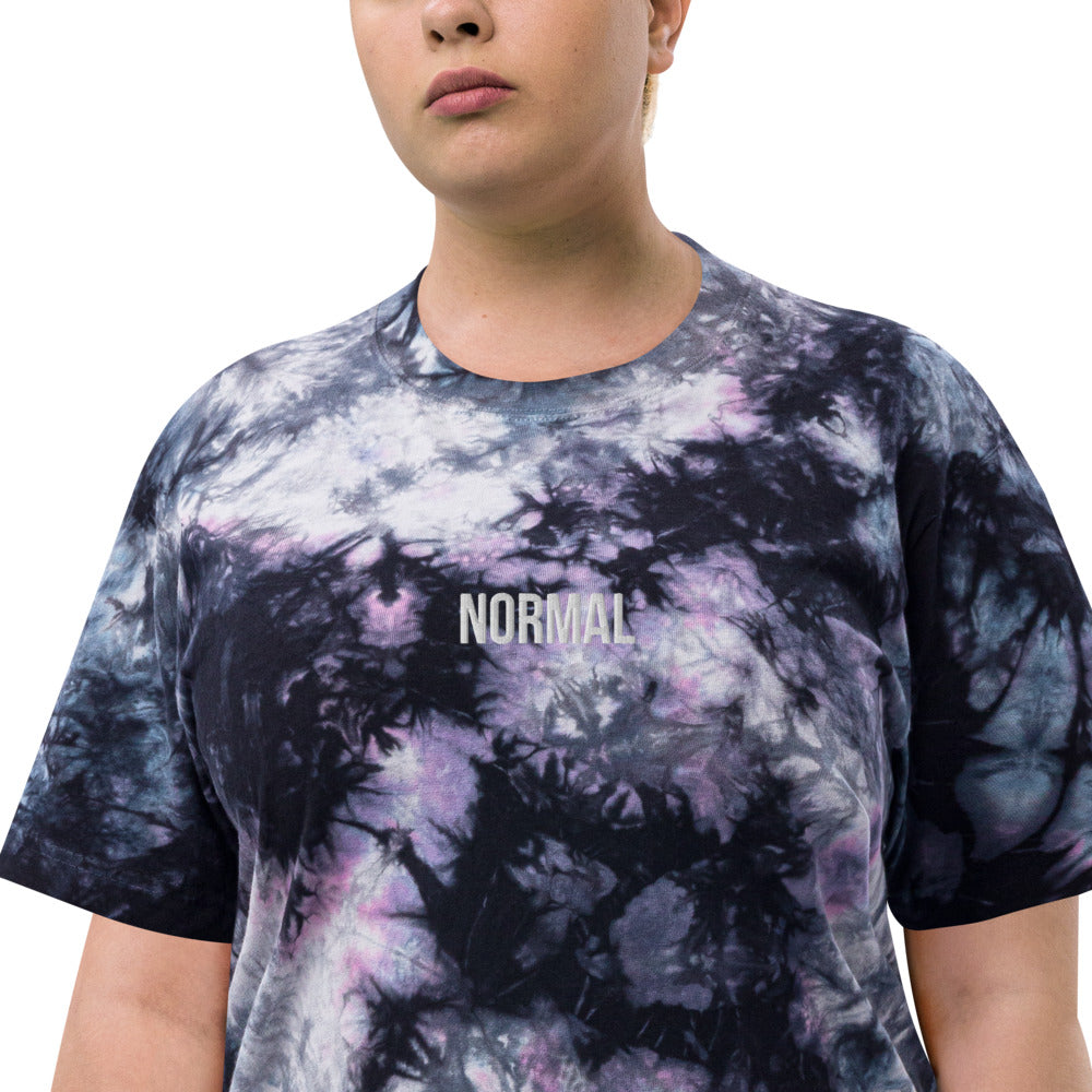 Normal Oversized tie dye t shirt Normal.Coffee