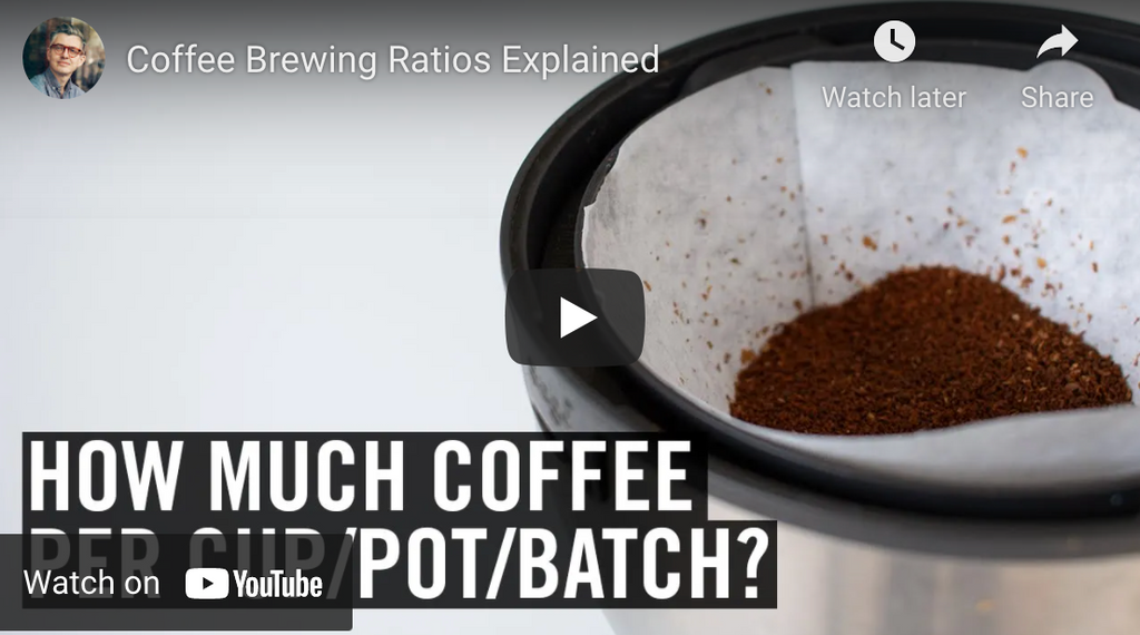 James Hoffman: Coffee Brewing Rations