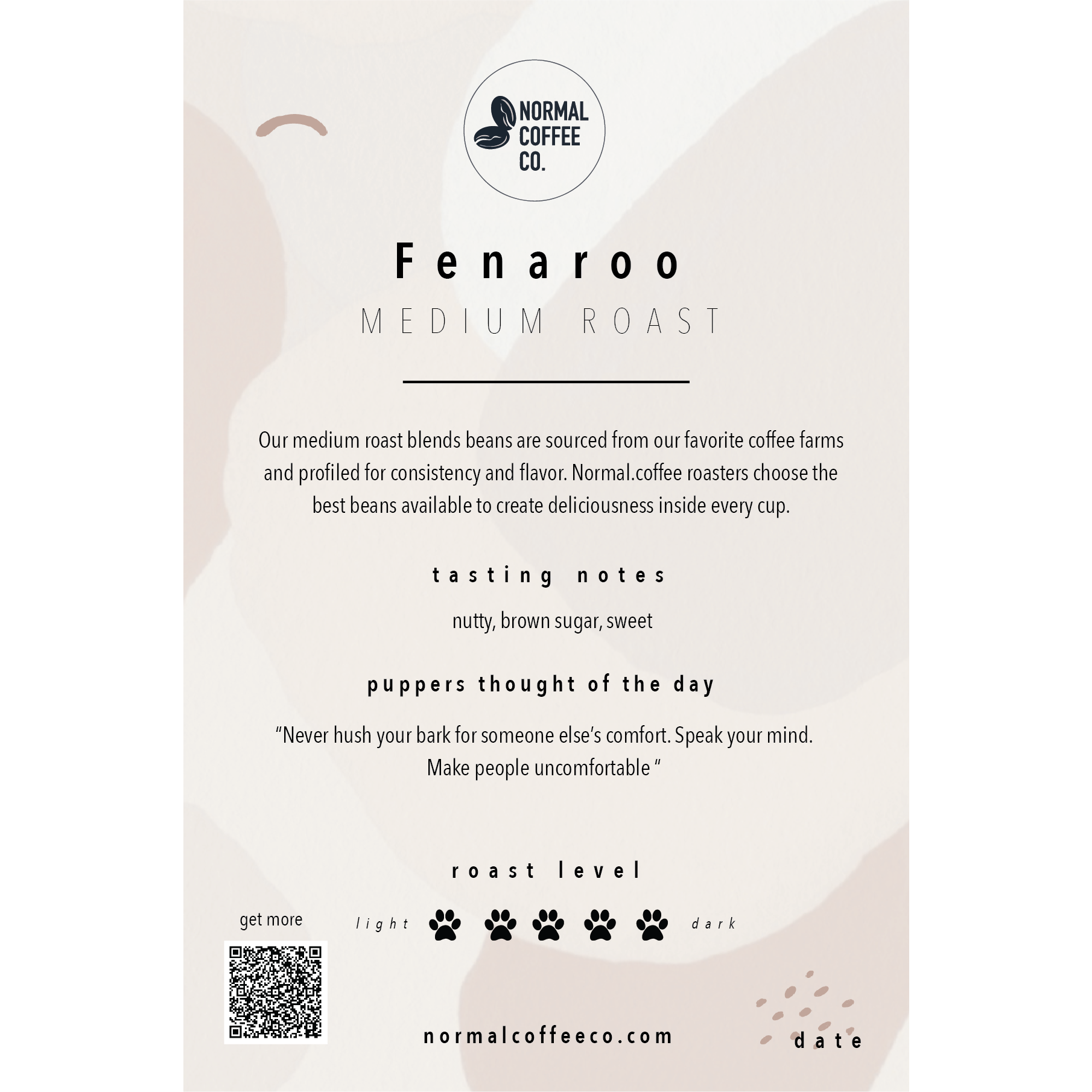 Fenaroo Blend Medium Coffee