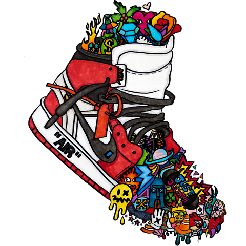 Sneakerdoodle Sticker