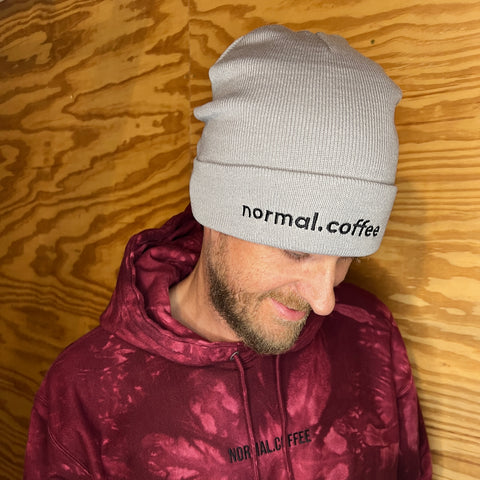 normal.coffee distressed cap