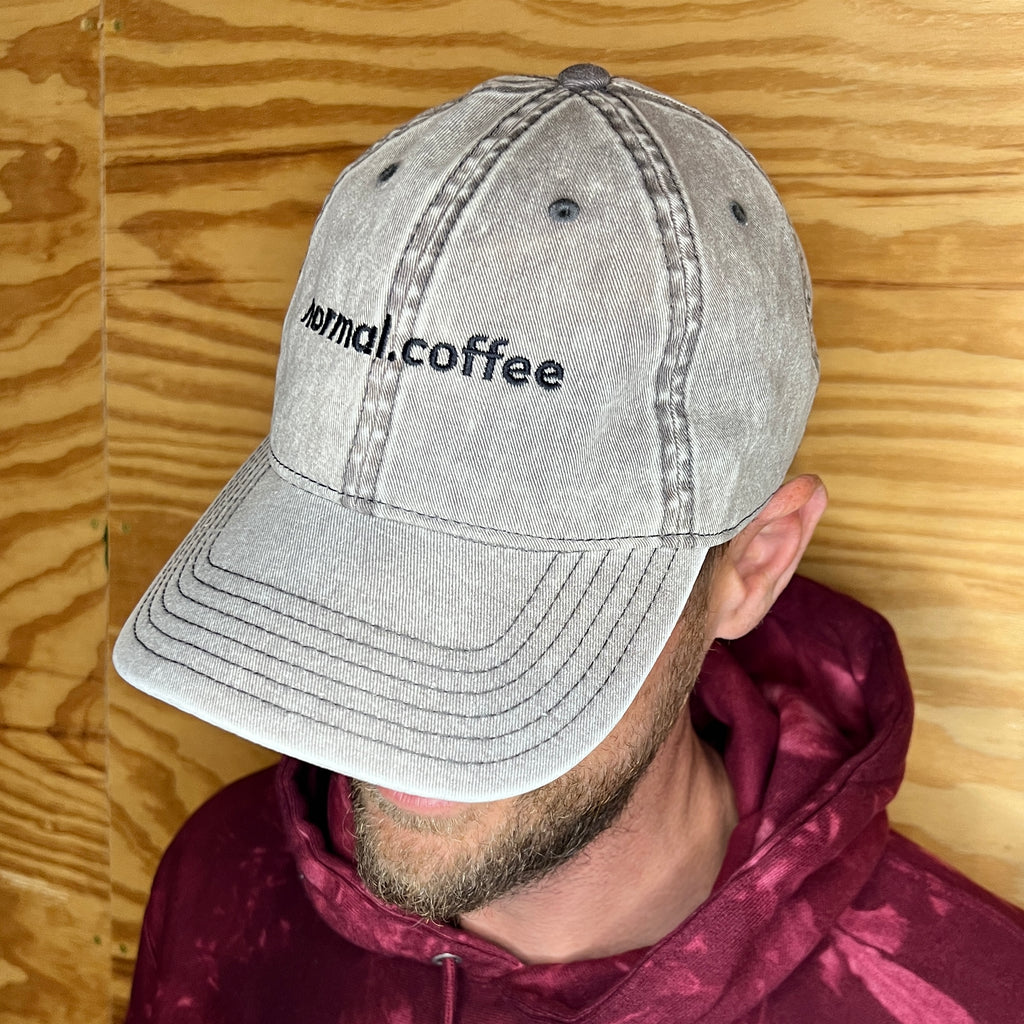 normal.coffee distressed cap