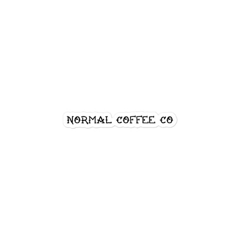 Normal Coffee Co Tattoo Sticker