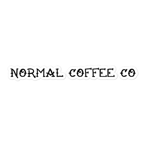 Normal Coffee Co Tattoo Sticker