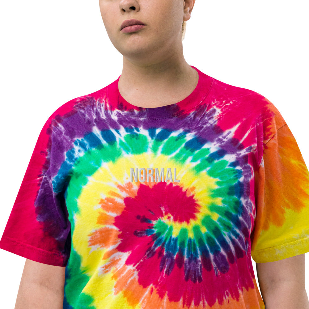 Normal Oversized tie dye t shirt Normal.Coffee