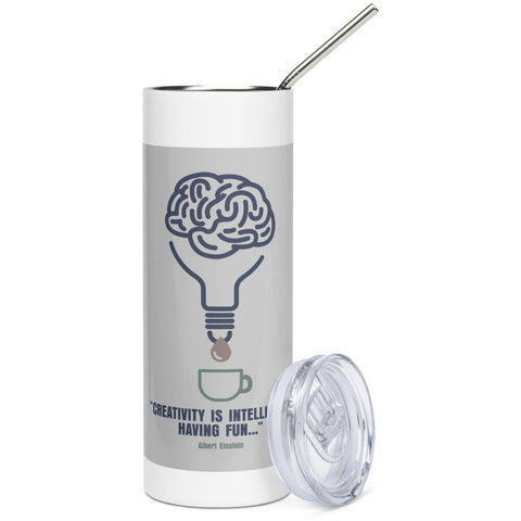 Intelligence is Creativity Stainless Tumbler